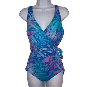 Roxanne Bra Size Leaves Floral Swimsuit 16/40C